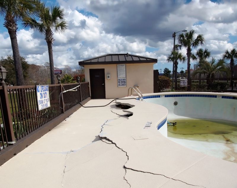 Concrete Pool Patio Repair